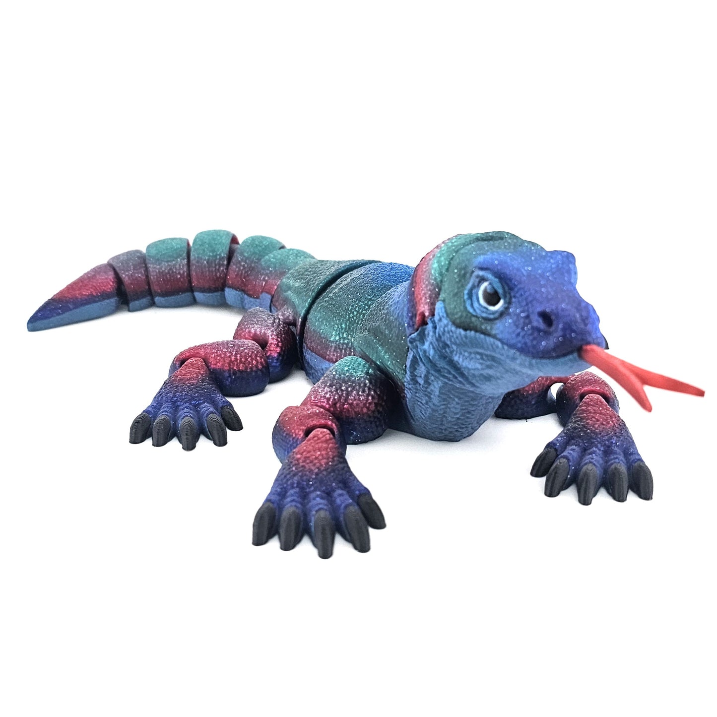 Prospect 3D - 3D Printed Komodo Dragon – Realistic Dragon Figure | 9.5" Wide x 14.5" Long