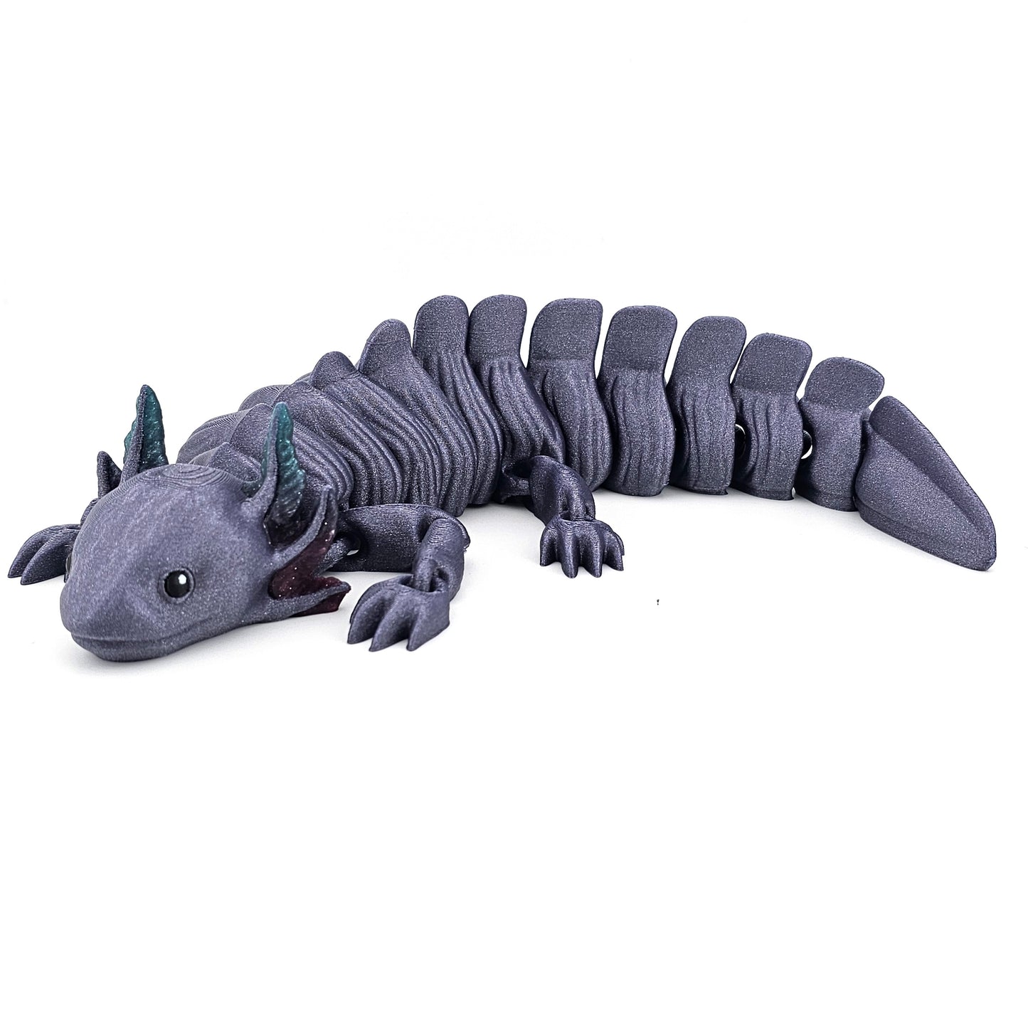 Prospect 3D - Large Articulated Axolotl Fidget Toy (13.5") - Sea Turtle Shores Collection