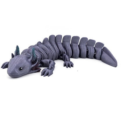 Prospect 3D - Large Articulated Axolotl Fidget Toy (13.5") - Sea Turtle Shores Collection