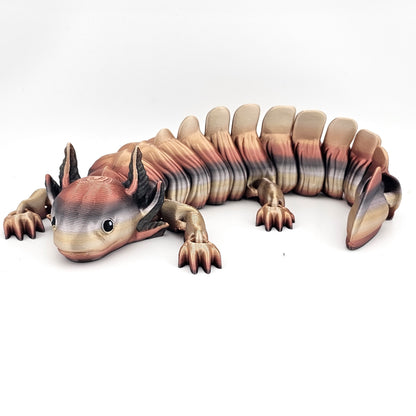 Prospect 3D - Large Articulated Axolotl Fidget Toy (13.5") - Sea Turtle Shores Collection