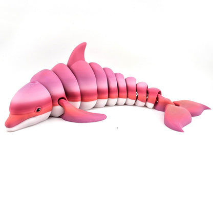 Prospect 3D - Realistic 3D Printed Dolphin Figurine - Sea Turtle Shores Collection - Dimensions: 12 inches long, 6.5 inches wide, 4 inches tall
