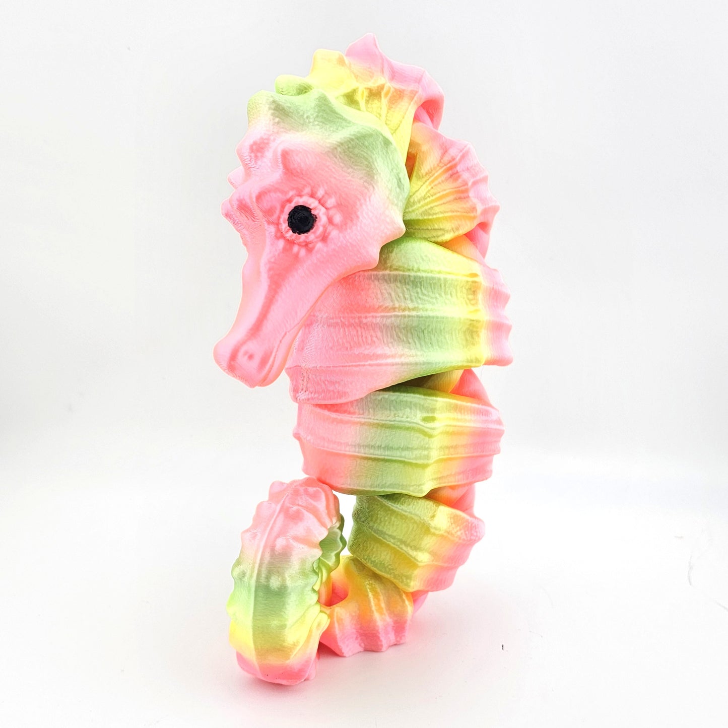 Prospect 3D - Sea Turtle Shores  - 3D Printed Seahorse Sculpture – 12” Large Nautical Home Decor