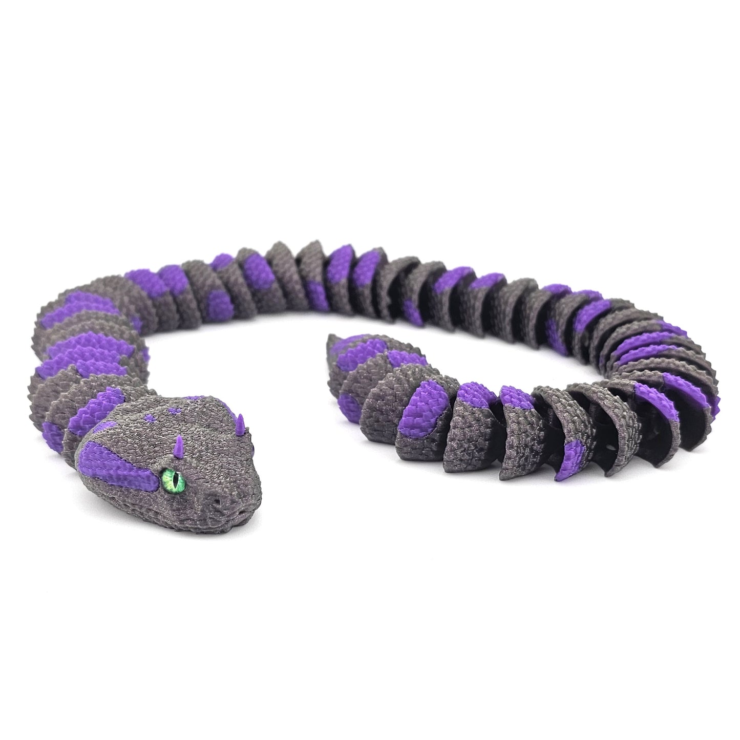 Prospect 3D - 3D Printed Realistic Snakes – 24"–30" Poseable Reptile Models (King Cobra, Copperhead, Horned Viper, Gaboon Viper &amp; More)