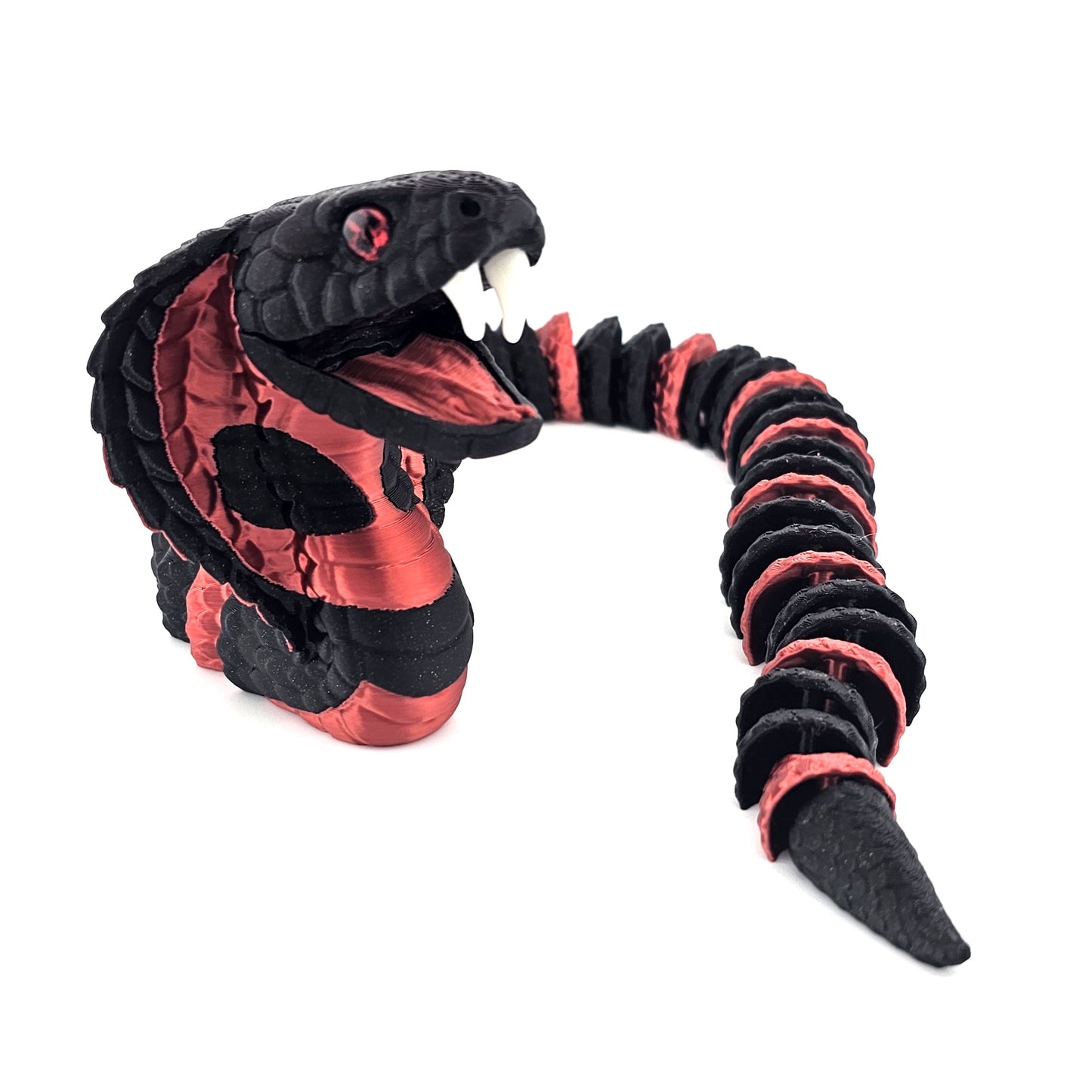 Prospect 3D - 3D Printed Realistic Snakes – 24"–30" Poseable Reptile Models (King Cobra, Copperhead, Horned Viper, Gaboon Viper &amp; More)