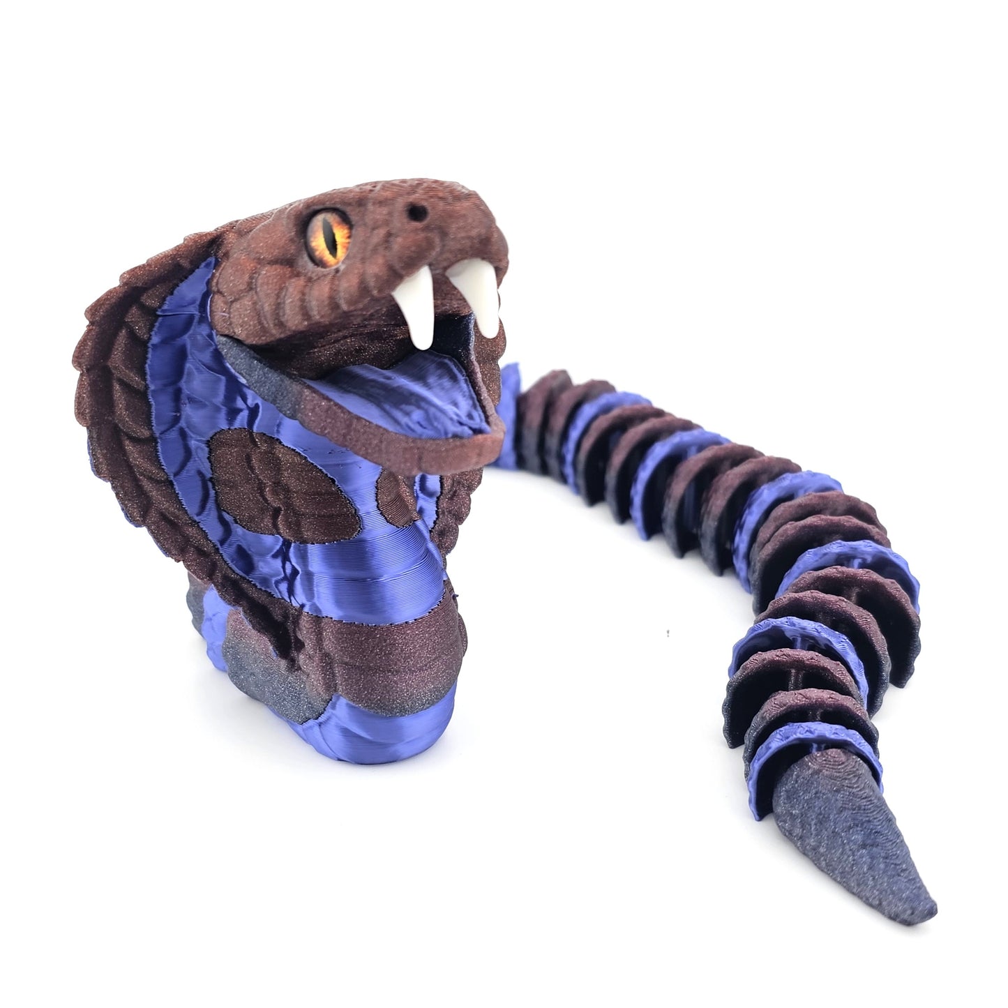Prospect 3D - 3D Printed Realistic Snakes – 24"–30" Poseable Reptile Models (King Cobra, Copperhead, Horned Viper, Gaboon Viper &amp; More)