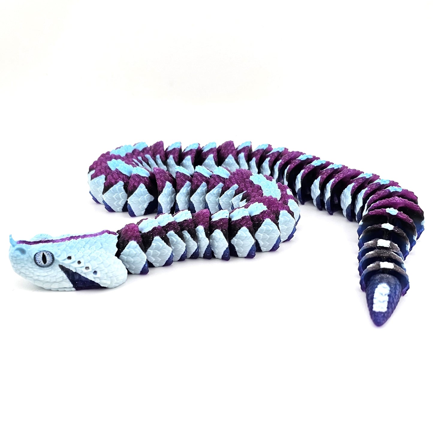 Prospect 3D - 3D Printed Realistic Snakes – 24"–30" Poseable Reptile Models (King Cobra, Copperhead, Horned Viper, Gaboon Viper &amp; More)