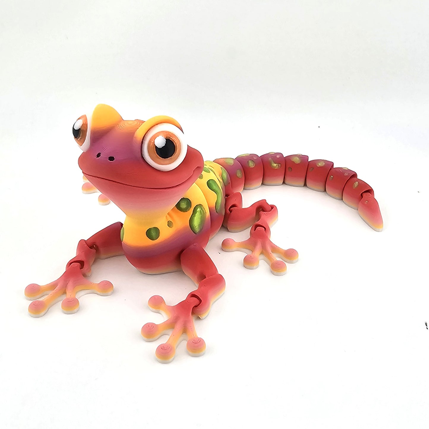 Prospect 3D - 3D Printed Gecko Decor – 9" Articulated Lizard Figure - Great Reptile Land