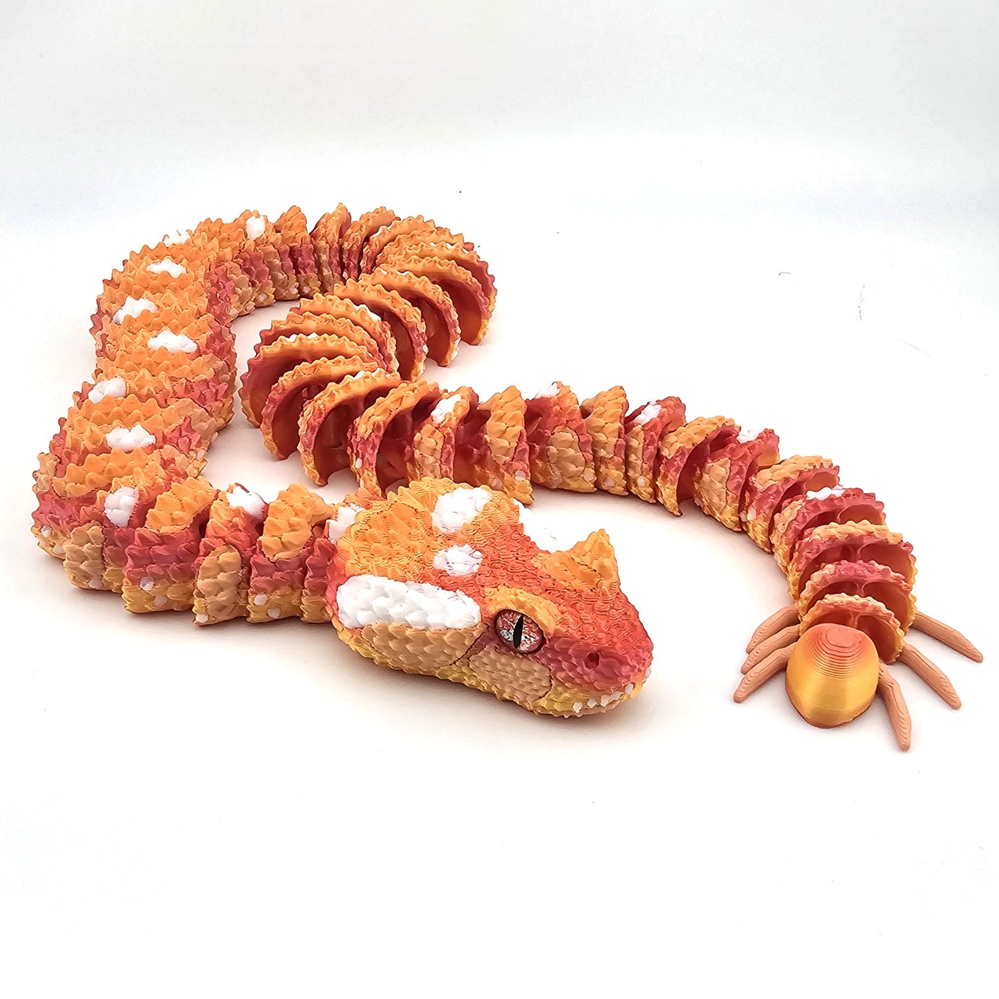 Prospect 3D - 3D Printed Realistic Snakes – 24"–30" Poseable Reptile Models (King Cobra, Copperhead, Horned Viper, Gaboon Viper &amp; More)