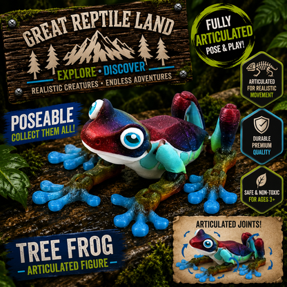 Prospect 3D - 3D Printed Frogs – Great Reptile Land Collection