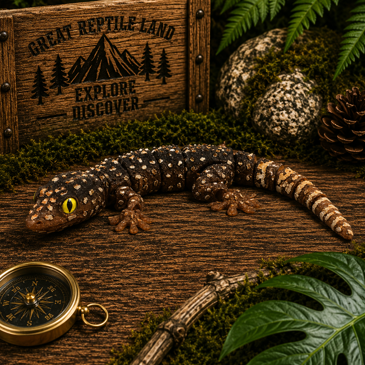 Prospect 3D - 3D Printed Lizard Babies – Adorable Bearded Dragons, Horned Lizards & More (5" Wide, 6–8" Long)