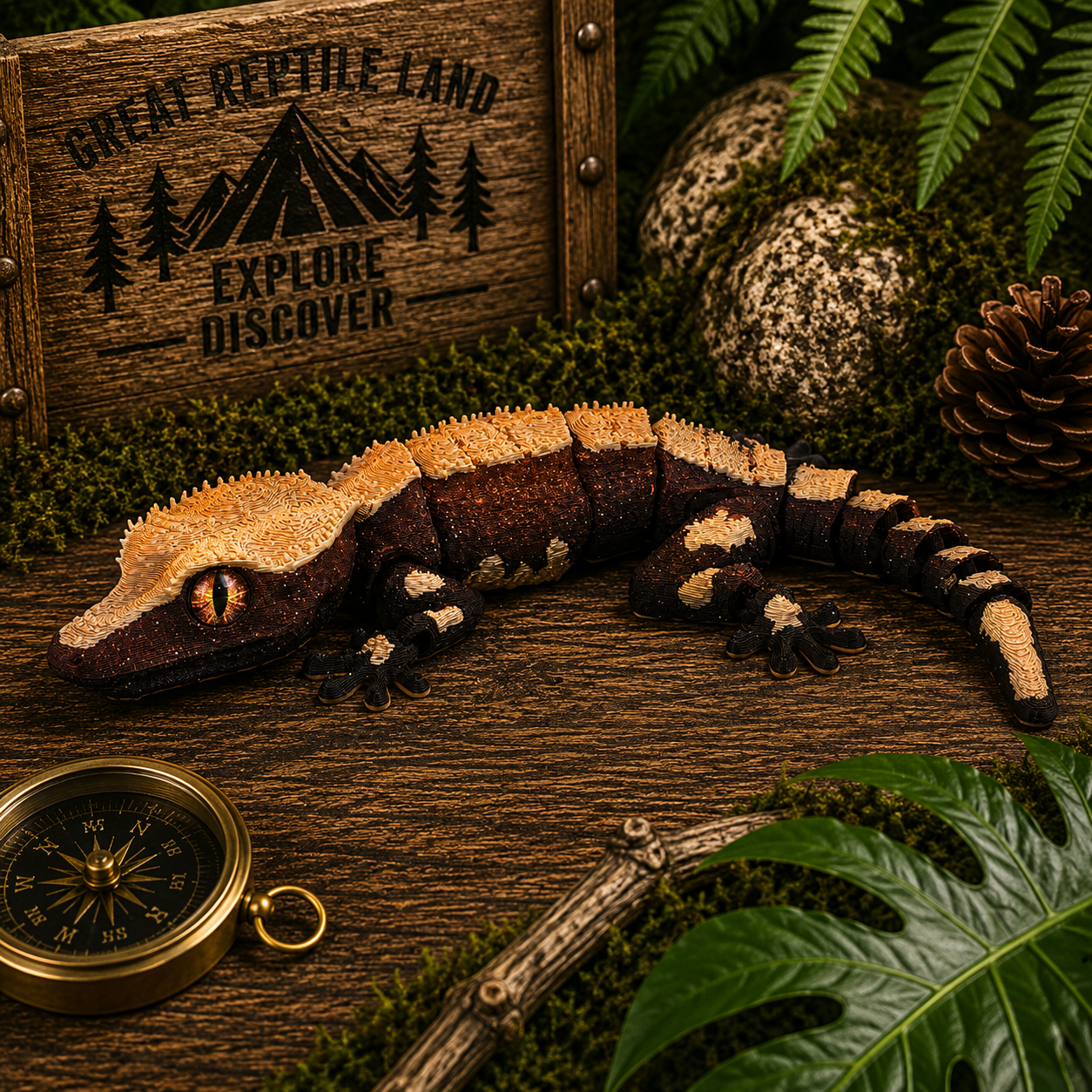 Prospect 3D - 3D Printed Lizard Babies – Adorable Bearded Dragons, Horned Lizards & More (5" Wide, 6–8" Long)