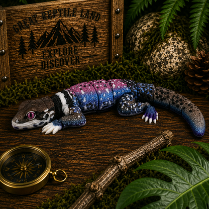 Prospect 3D - 3D Printed Lizard Babies – Adorable Bearded Dragons, Horned Lizards & More (5" Wide, 6–8" Long)
