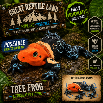 Prospect 3D - 3D Printed Frogs – Great Reptile Land Collection