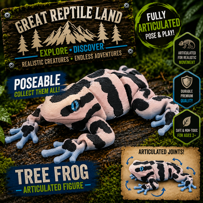Prospect 3D - 3D Printed Frogs – Great Reptile Land Collection