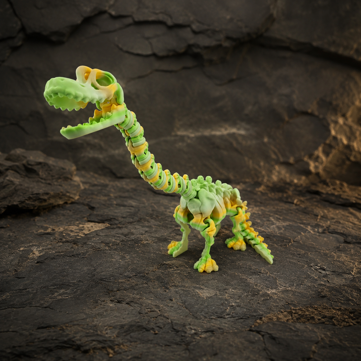 Prospect 3D - The Bone Yard - Large Benny's 9 Inches Tall Dinosaur Skeleton with Detailed Bone Structure and Playful Grin for Dino Enthusiasts