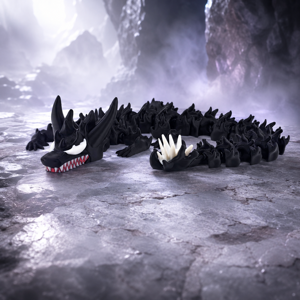 Dragon's Lair Ground Crawler — Articulated 3D Printed Dragon (23–25")