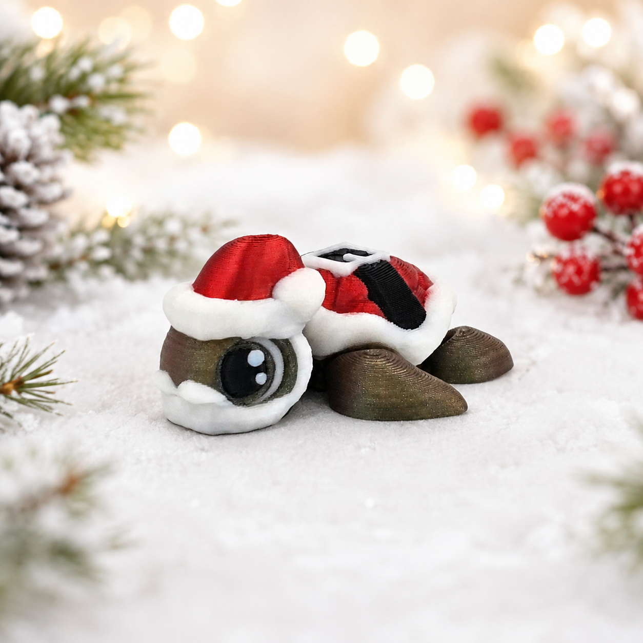 Prospect 3D - Sea Turtle Island - 3D Printed Miniature Christmas Theme Sea Turtles