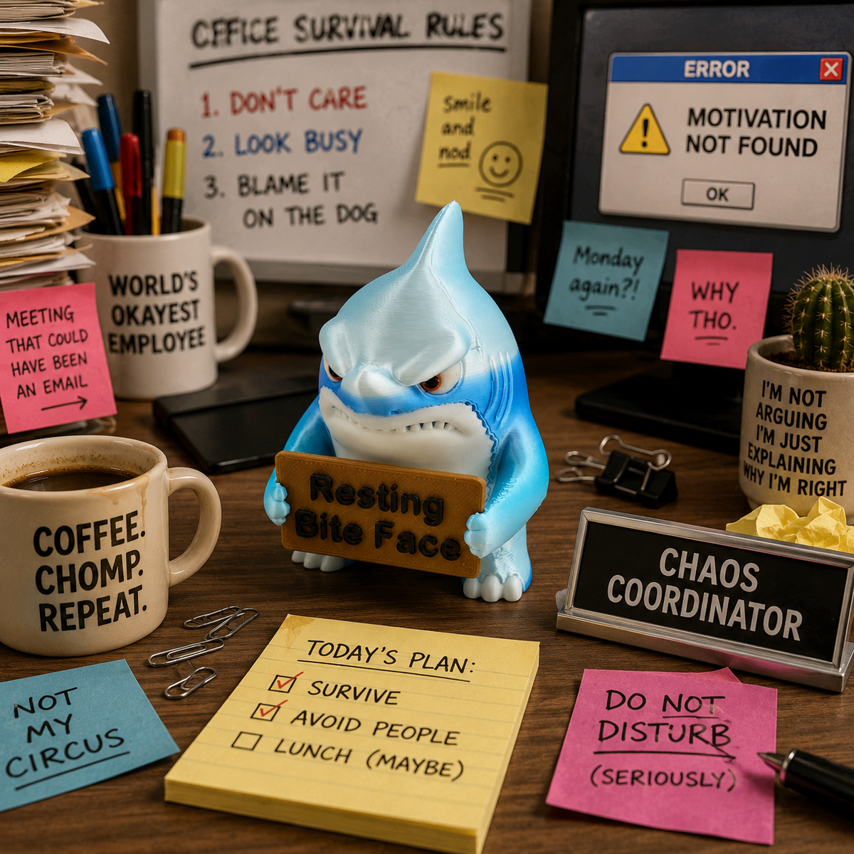 Prospect 3D - 3D Printed “Small Animals With Attitude” – Quirky Miniature Creatures for Desk, Shelf or Gifts