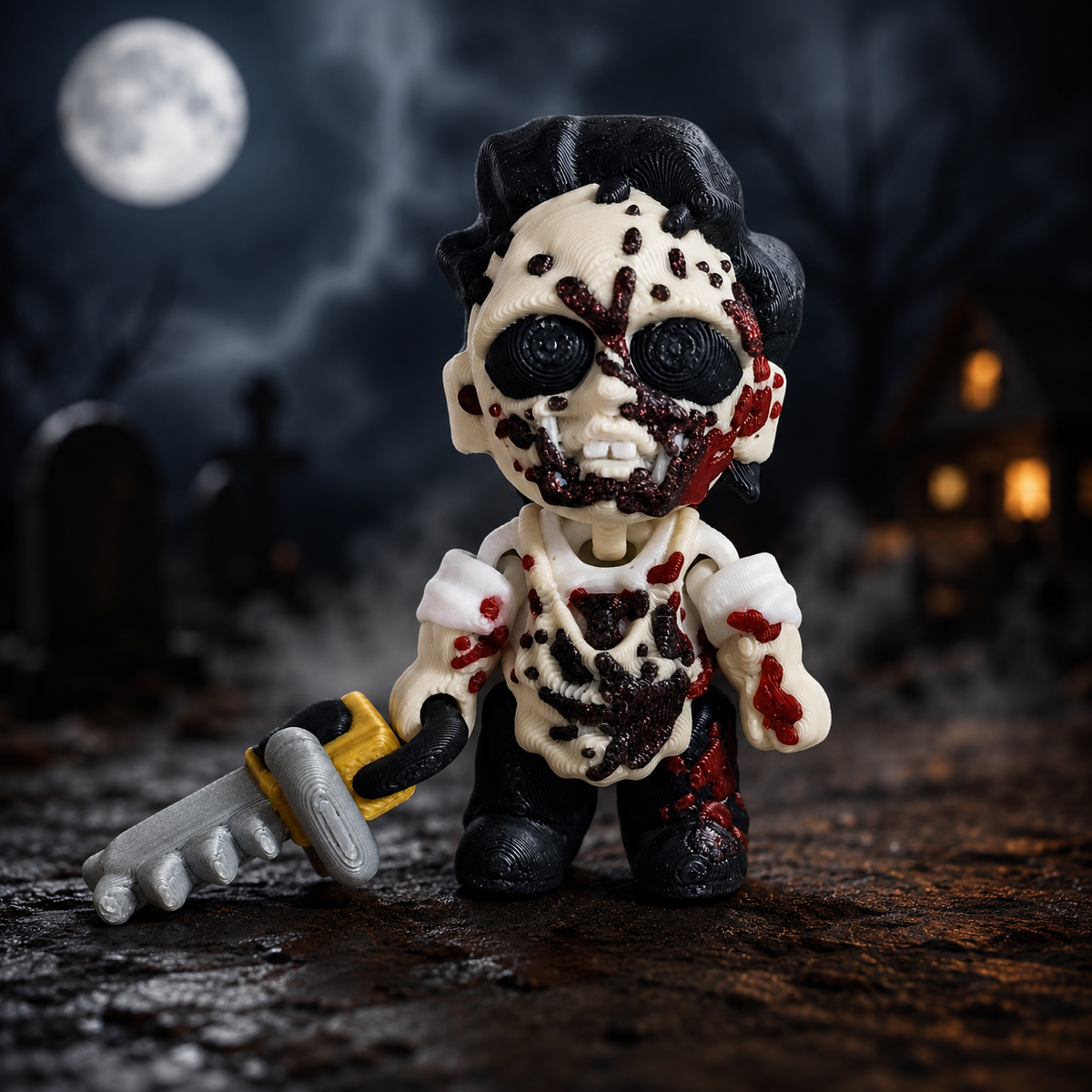 Prospect 3D - Paragold Minis - Horror Villains – 2" 3D Printed Figures (Halloween Edition)
