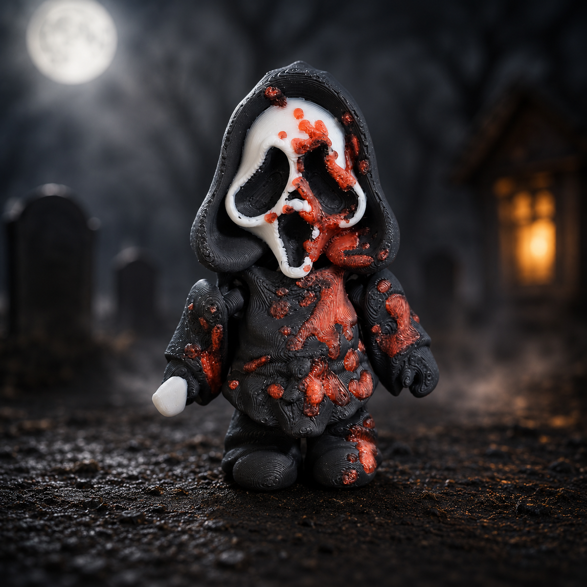 Prospect 3D - Paragold Minis - Horror Villains – 2" 3D Printed Figures (Halloween Edition)