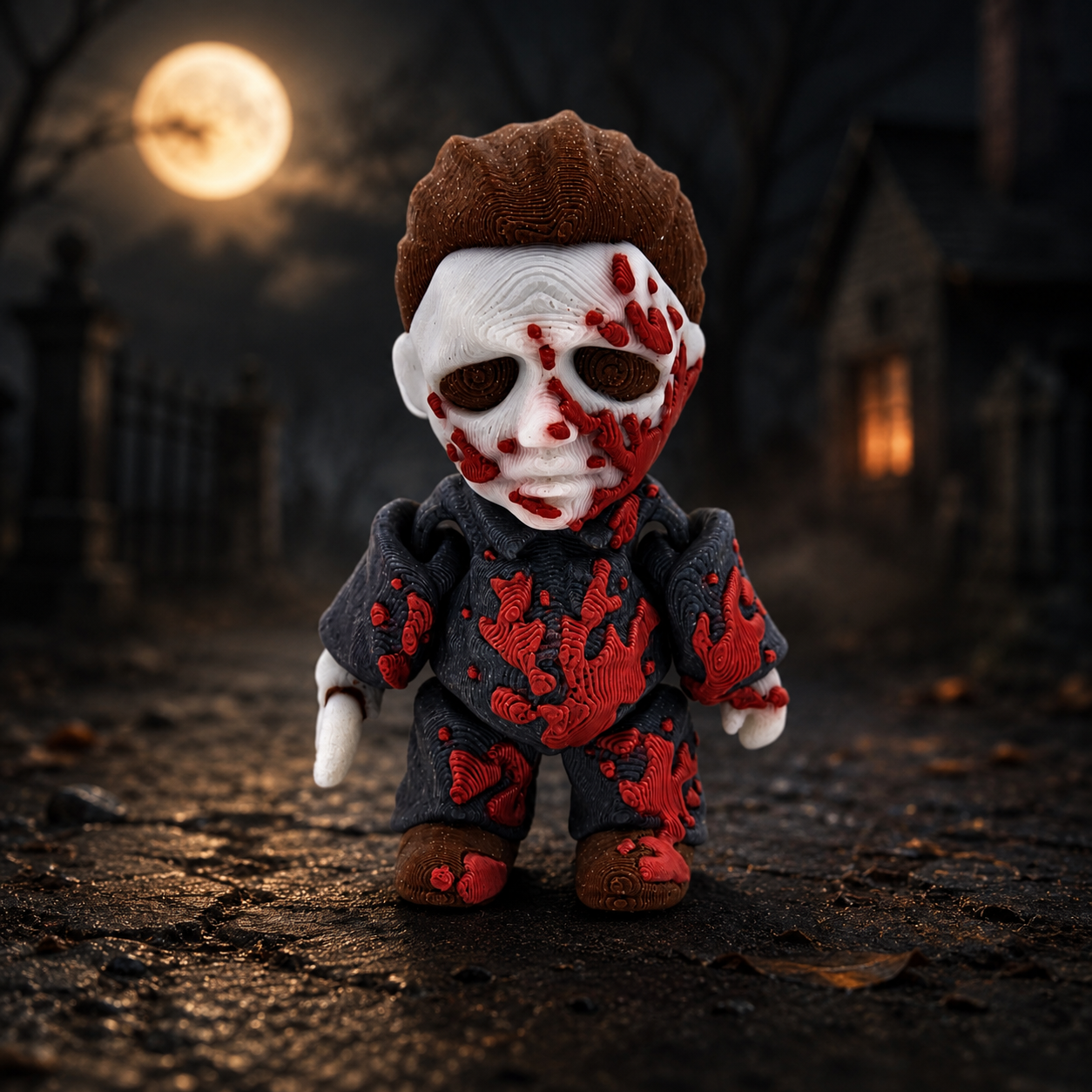 Prospect 3D - Paragold Minis - Horror Villains – 2" 3D Printed Figures (Halloween Edition)
