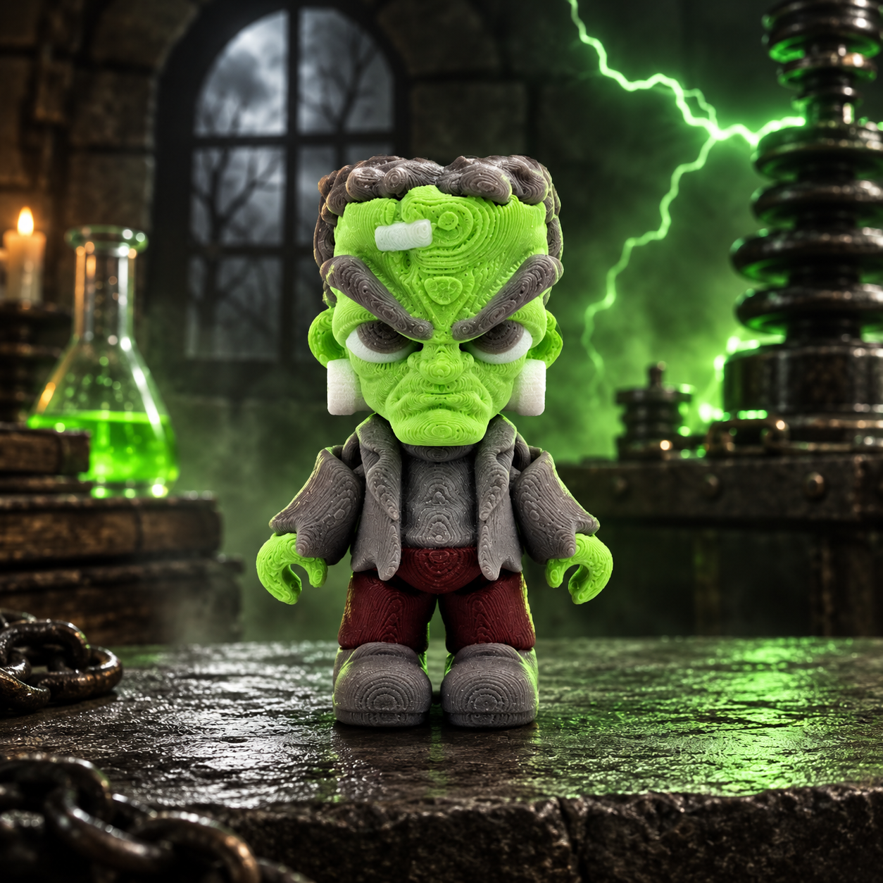 Prospect 3D - Paragold Minis - Horror Villains – 2" 3D Printed Figures (Halloween Edition)