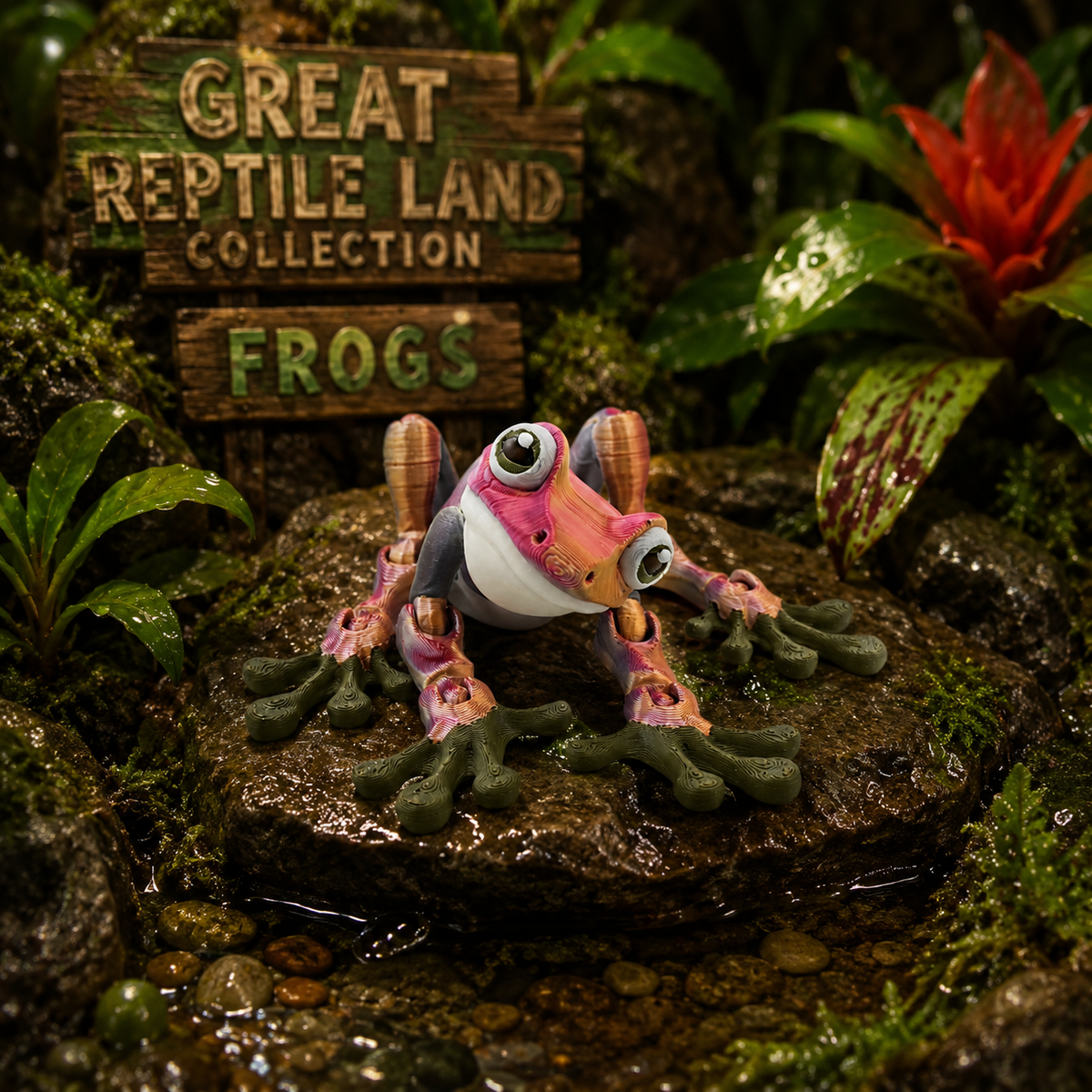 Prospect 3D - 3D Printed Frogs – Great Reptile Land Collection