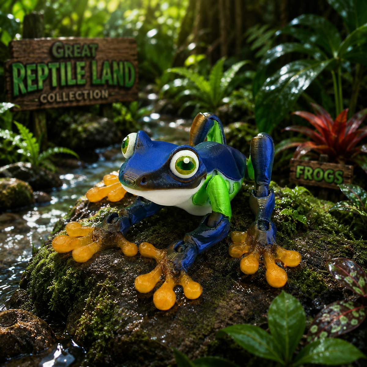 Prospect 3D - 3D Printed Frogs – Great Reptile Land Collection
