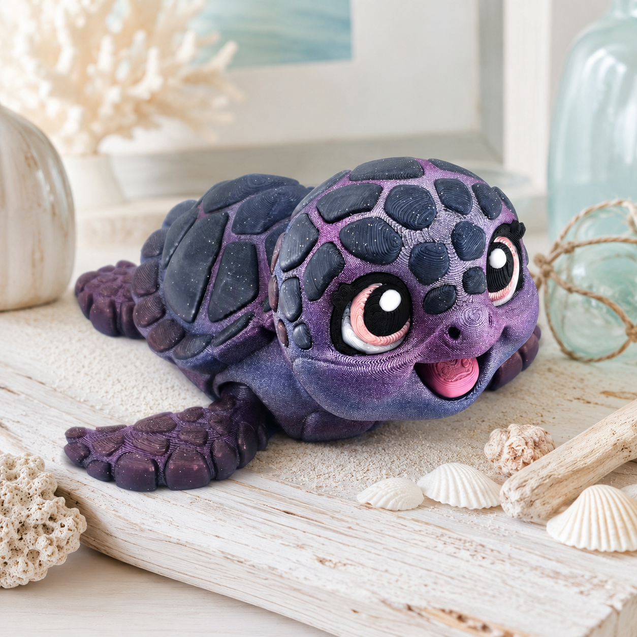 Prospect 3D - Happy Baby Sea Turtle – 3D Printed - Sea Turtle Shores Collection