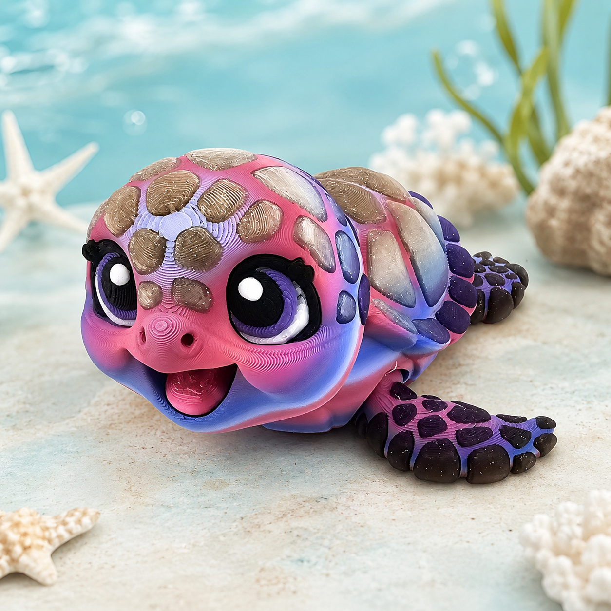 Prospect 3D - Happy Baby Sea Turtle – 3D Printed - Sea Turtle Shores Collection