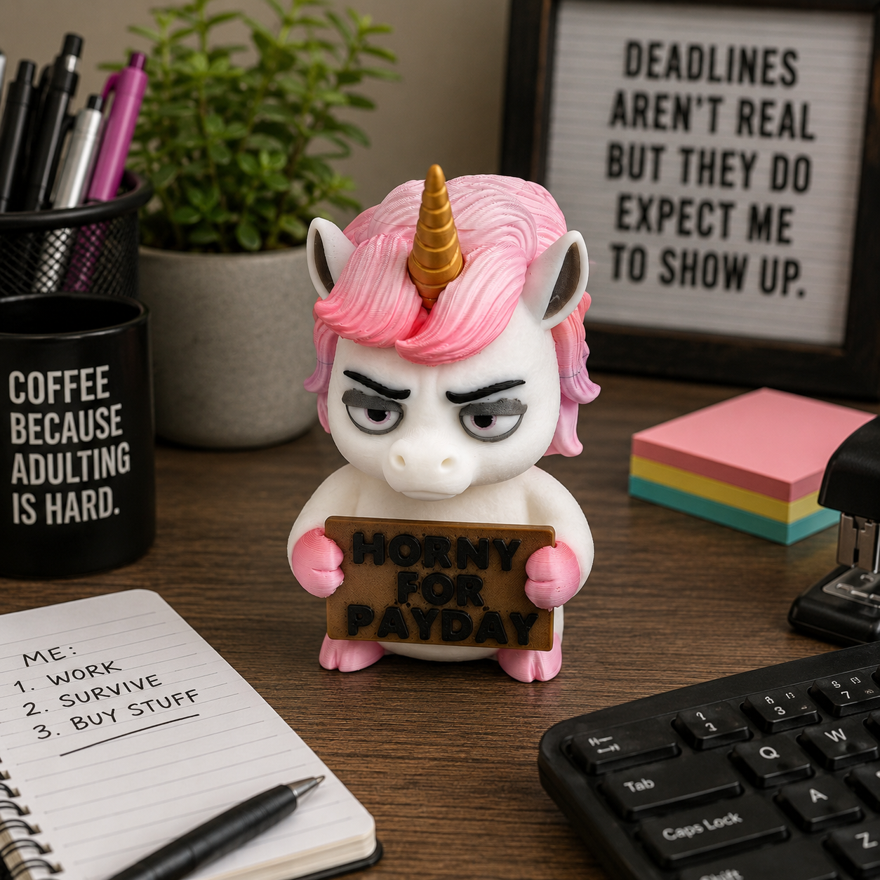 Prospect 3D - 3D Printed “Small Animals With Attitude” – Quirky Miniature Creatures for Desk, Shelf or Gifts