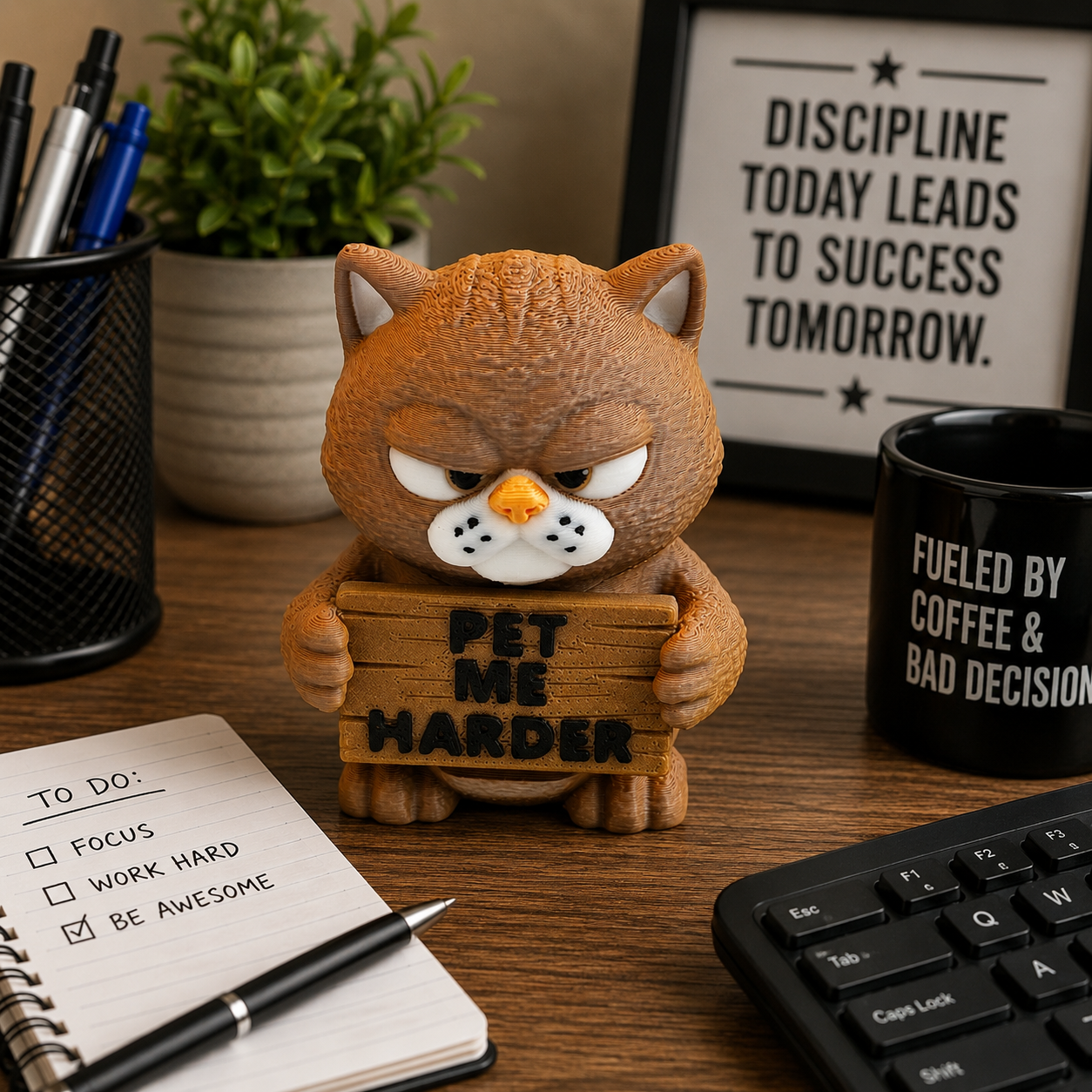 Prospect 3D - 3D Printed “Small Animals With Attitude” – Quirky Miniature Creatures for Desk, Shelf or Gifts