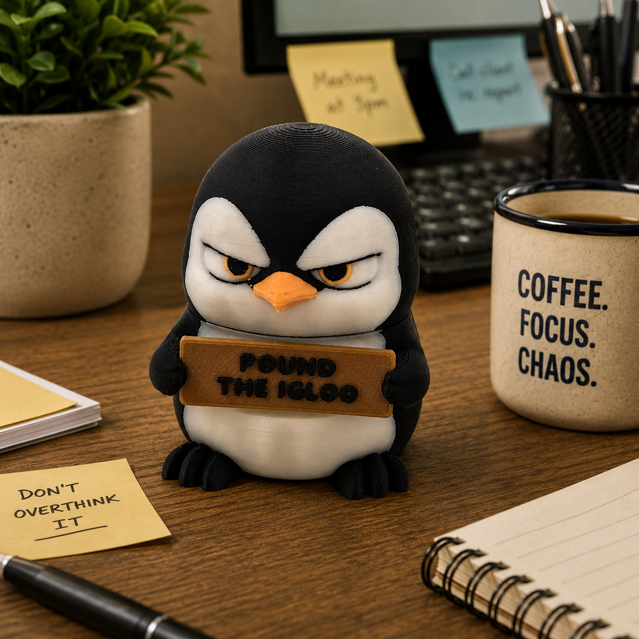 Prospect 3D - 3D Printed “Small Animals With Attitude” – Quirky Miniature Creatures for Desk, Shelf or Gifts