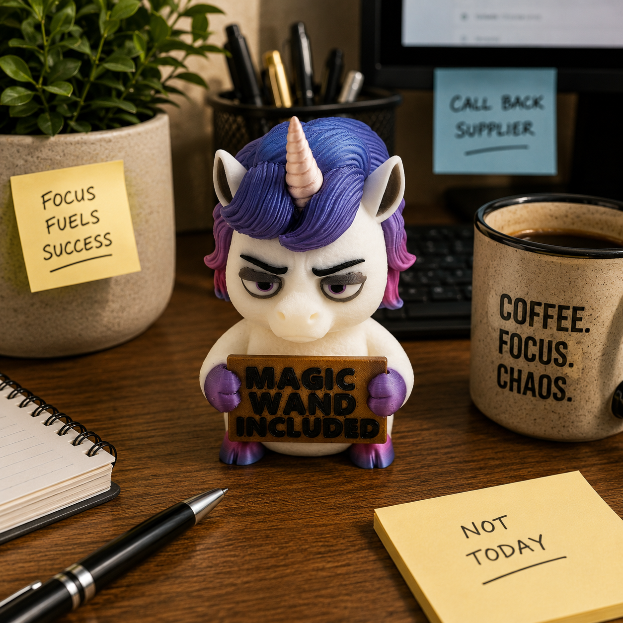 Prospect 3D - 3D Printed “Small Animals With Attitude” – Quirky Miniature Creatures for Desk, Shelf or Gifts