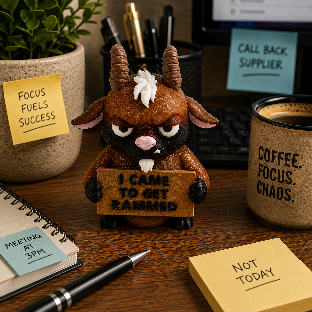 Prospect 3D - 3D Printed “Small Animals With Attitude” – Quirky Miniature Creatures for Desk, Shelf or Gifts