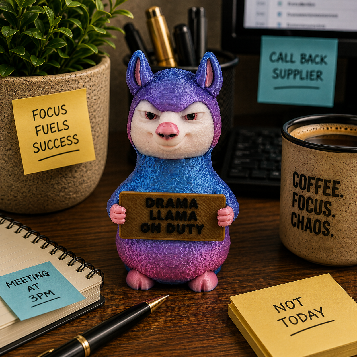 Prospect 3D - 3D Printed “Small Animals With Attitude” – Quirky Miniature Creatures for Desk, Shelf or Gifts