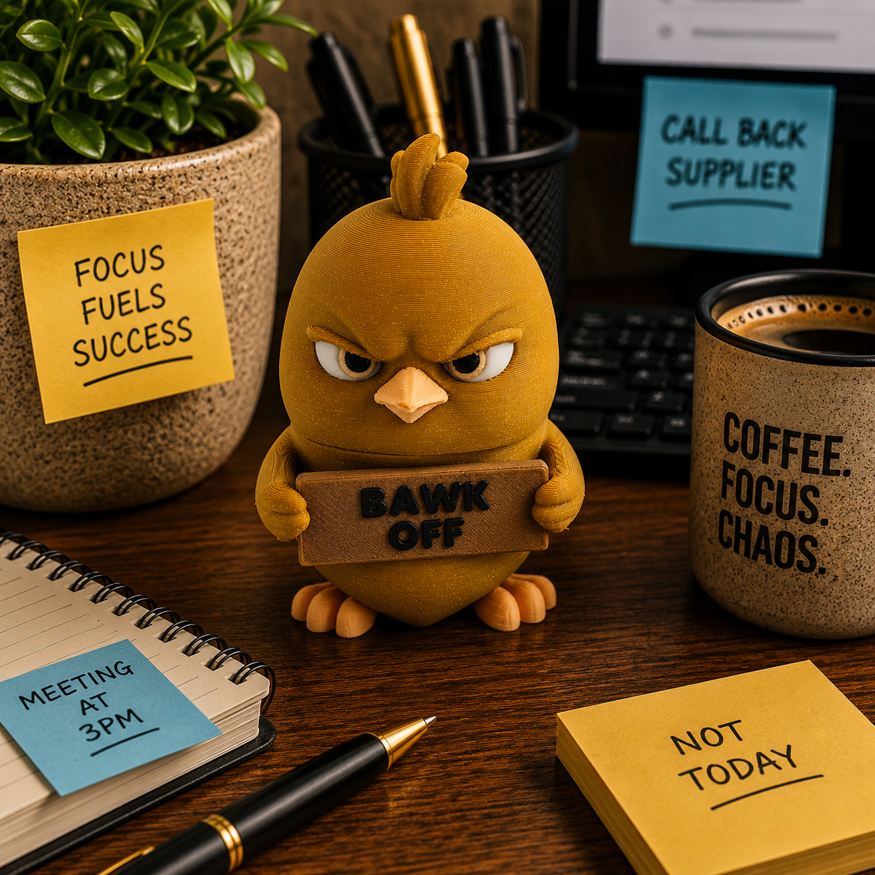 Prospect 3D - 3D Printed “Small Animals With Attitude” – Quirky Miniature Creatures for Desk, Shelf or Gifts