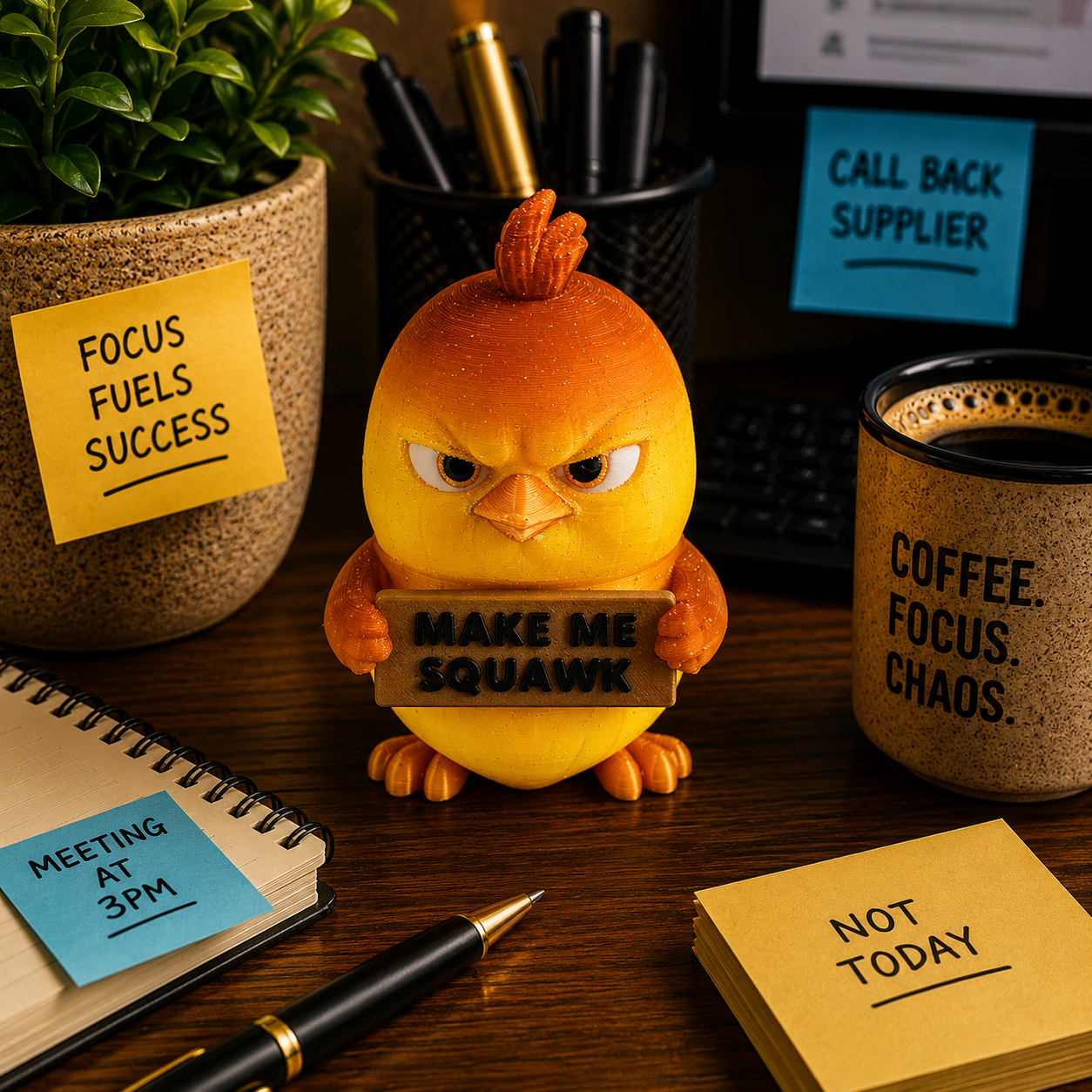 Prospect 3D - 3D Printed “Small Animals With Attitude” – Quirky Miniature Creatures for Desk, Shelf or Gifts