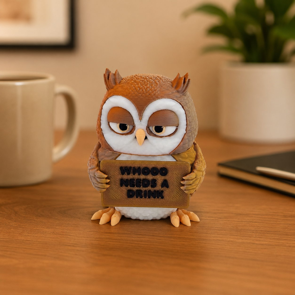 Prospect 3D - 3D Printed “Small Animals With Attitude” – Quirky Miniature Creatures for Desk, Shelf or Gifts