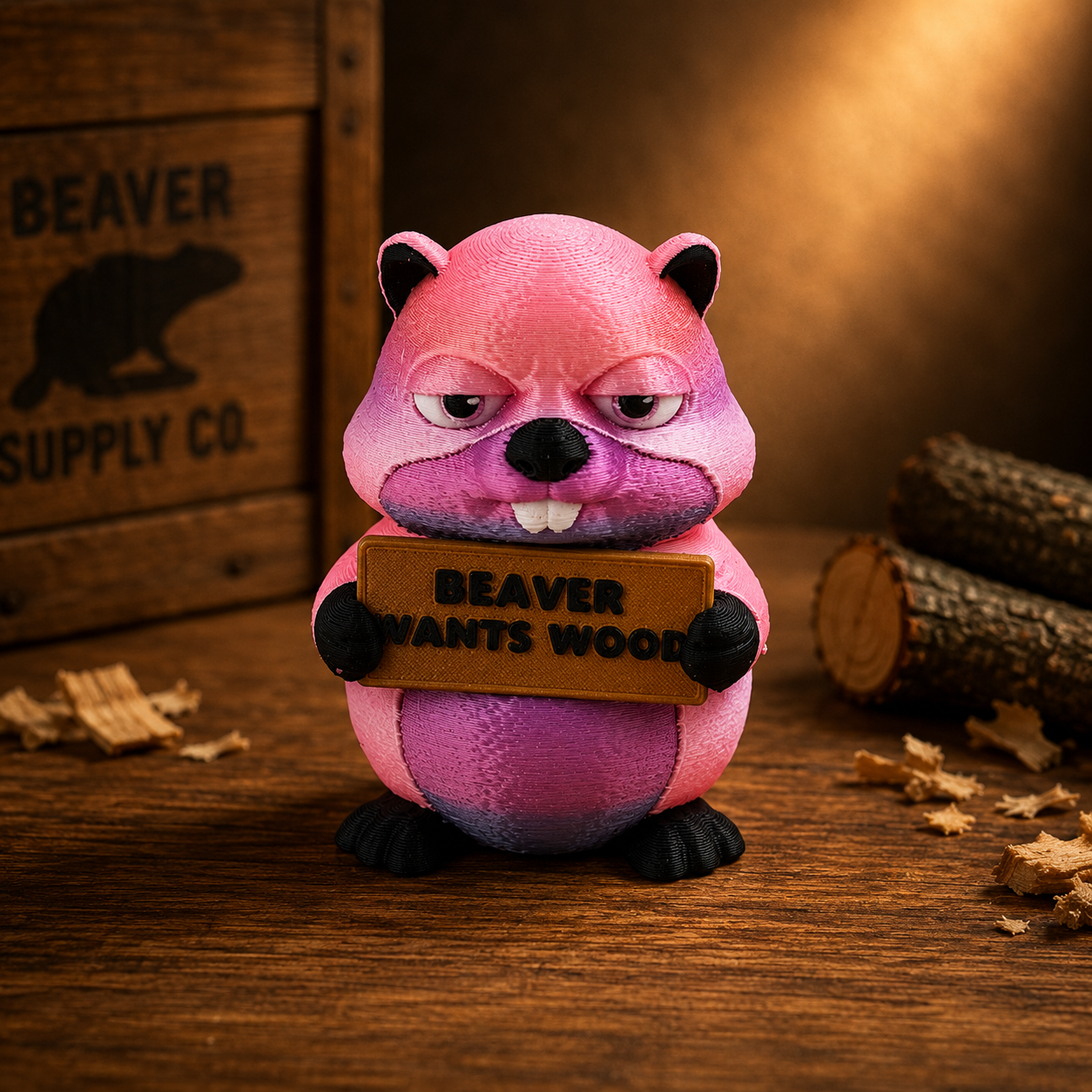 Prospect 3D - 3D Printed “Small Animals With Attitude” – Quirky Miniature Creatures for Desk, Shelf or Gifts