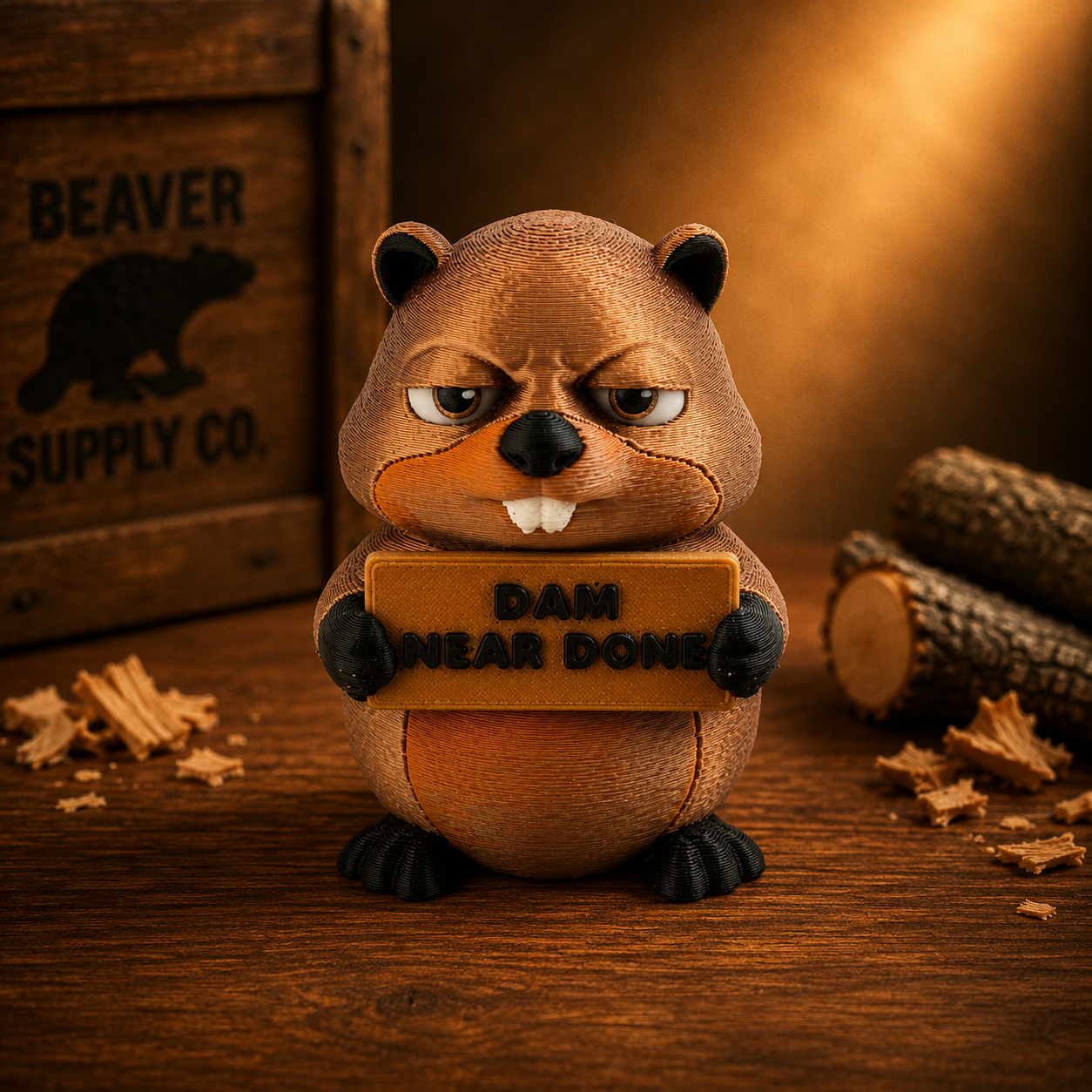 Prospect 3D - 3D Printed “Small Animals With Attitude” – Quirky Miniature Creatures for Desk, Shelf or Gifts