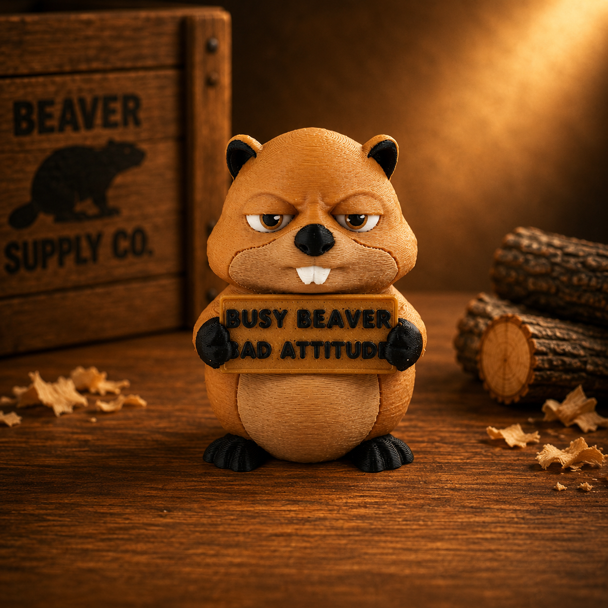 Prospect 3D - 3D Printed “Small Animals With Attitude” – Quirky Miniature Creatures for Desk, Shelf or Gifts