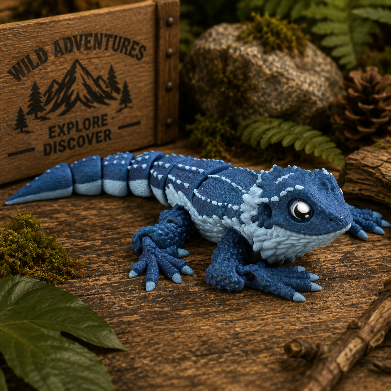 Prospect 3D - 3D Printed Lizard Babies – Adorable Bearded Dragons, Horned Lizards & More (5" Wide, 6–8" Long)