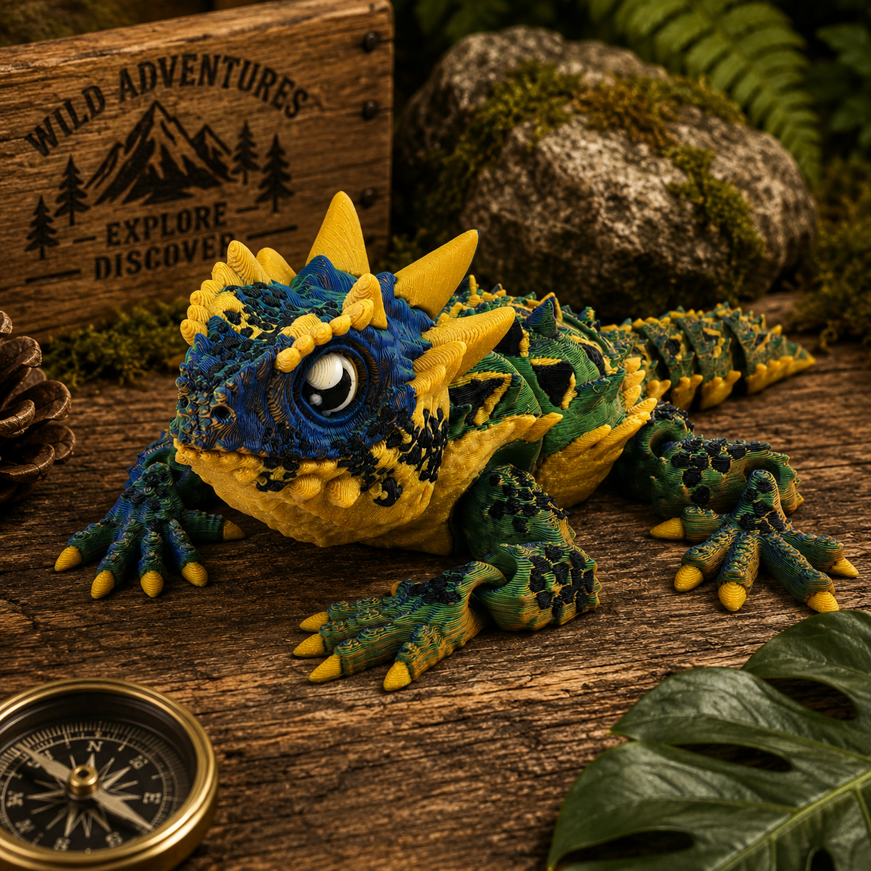 Prospect 3D - 3D Printed Lizard Babies – Adorable Bearded Dragons, Horned Lizards & More (5" Wide, 6–8" Long)