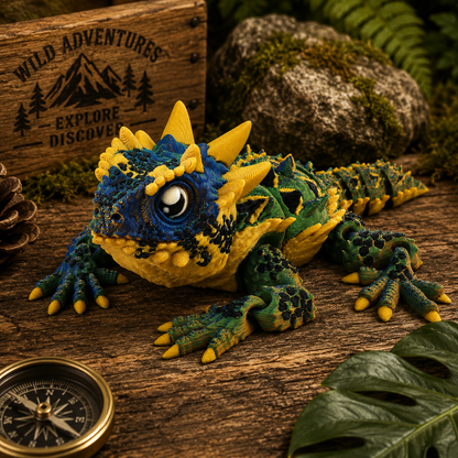Prospect 3D - 3D Printed Lizard Babies – Adorable Bearded Dragons, Horned Lizards & More (5" Wide, 6–8" Long)