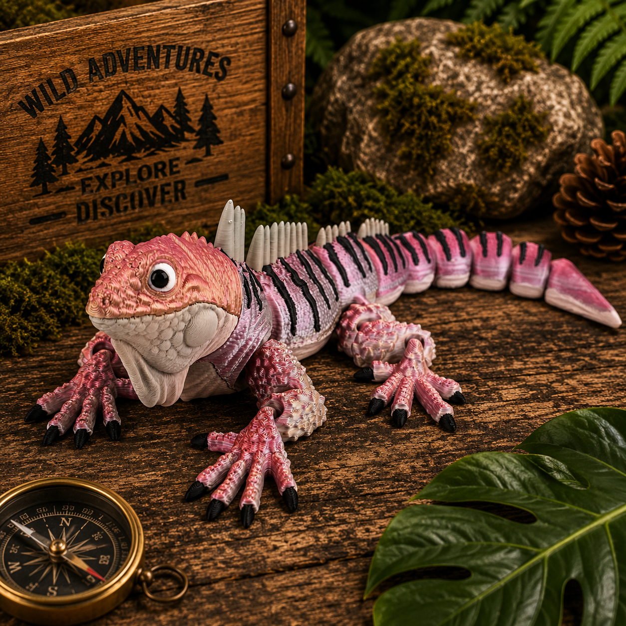 Prospect 3D - 3D Printed Lizard Babies – Adorable Bearded Dragons, Horned Lizards & More (5" Wide, 6–8" Long)