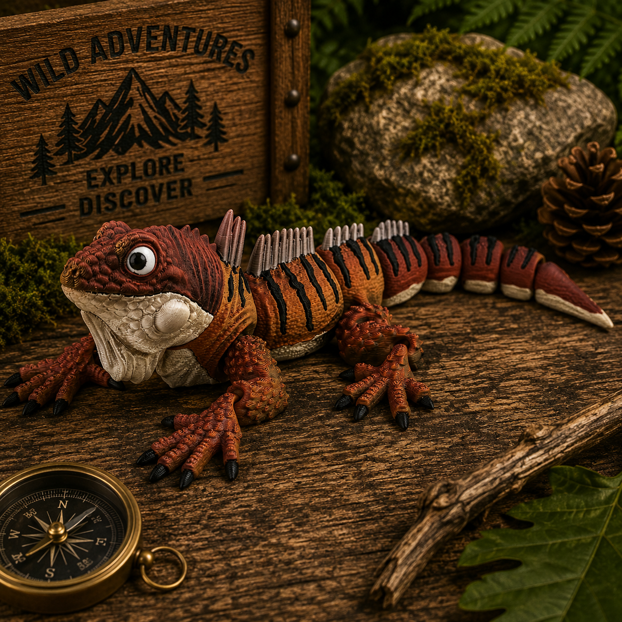 Prospect 3D - 3D Printed Lizard Babies – Adorable Bearded Dragons, Horned Lizards & More (5" Wide, 6–8" Long)