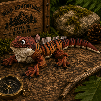 Prospect 3D - 3D Printed Lizard Babies – Adorable Bearded Dragons, Horned Lizards & More (5" Wide, 6–8" Long)