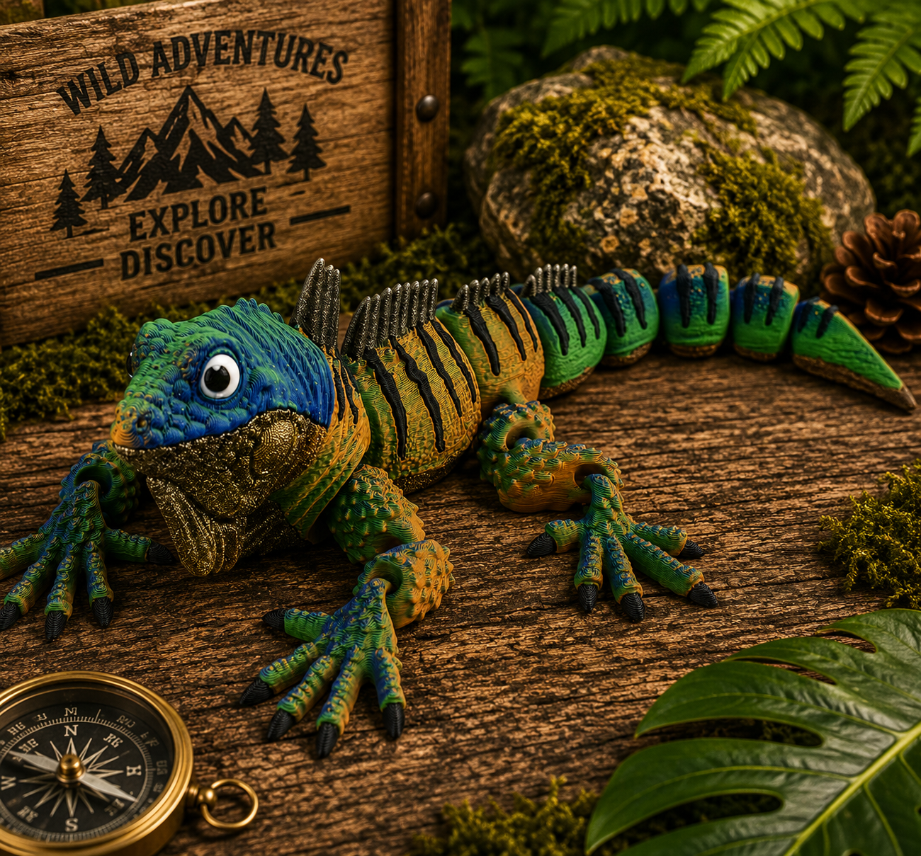 Prospect 3D - 3D Printed Lizard Babies – Adorable Bearded Dragons, Horned Lizards & More (5" Wide, 6–8" Long)