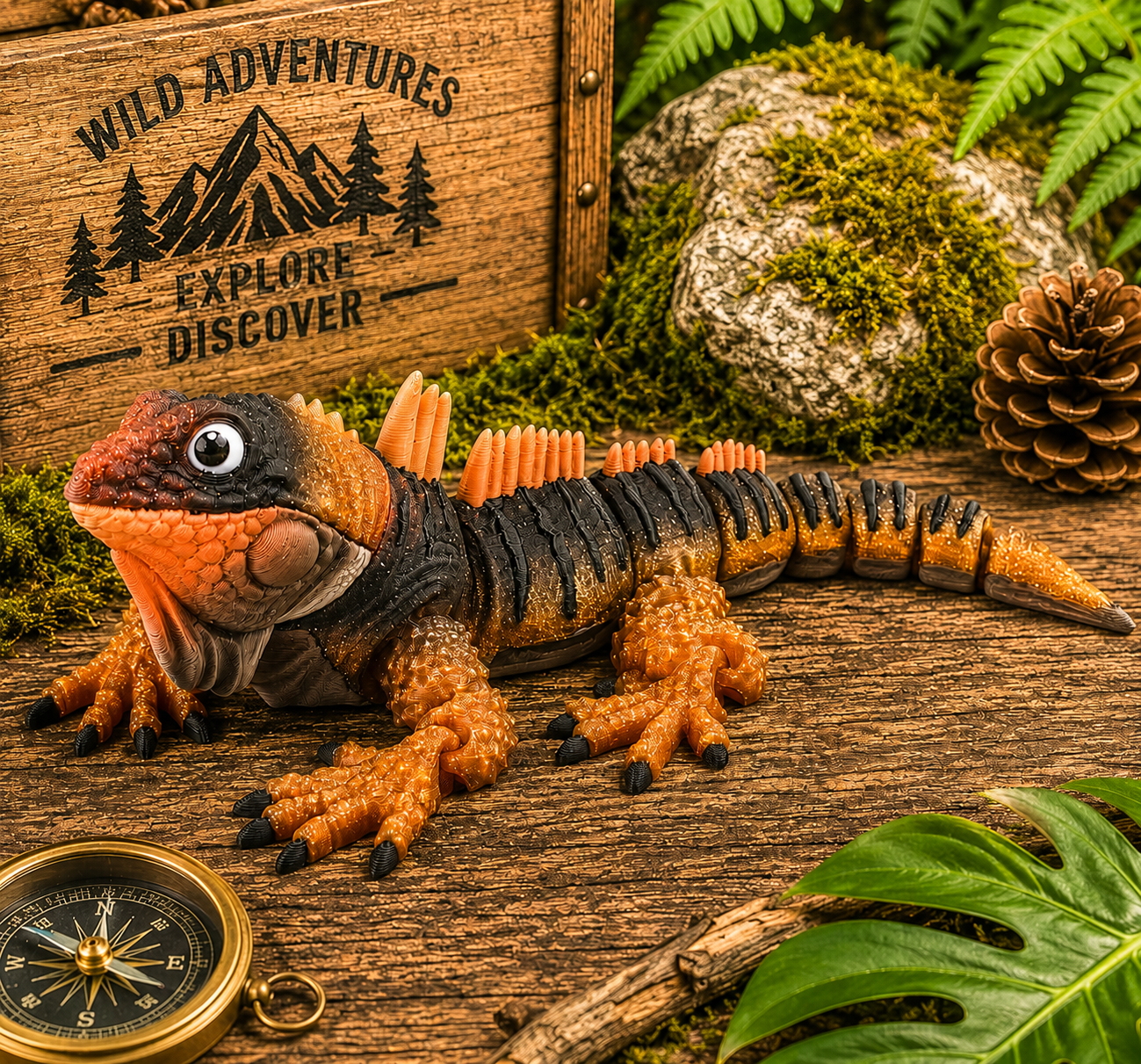 Prospect 3D - 3D Printed Lizard Babies – Adorable Bearded Dragons, Horned Lizards & More (5" Wide, 6–8" Long)
